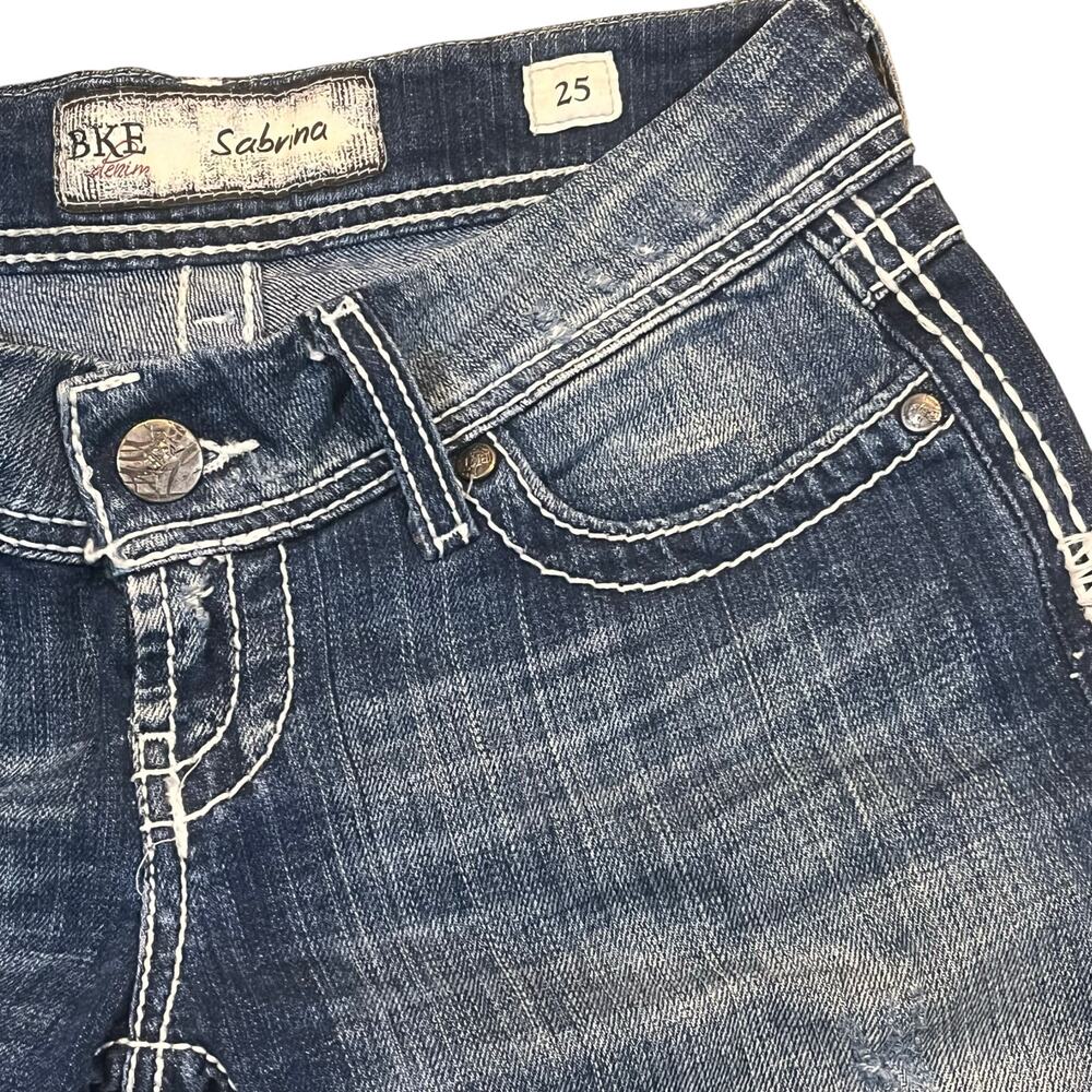 BKE Denim‎ Sabrina Capri Jeans Cuffed Stretch Women’s Size 25